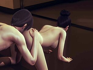 japanese girl getting fucked at university in uncensored hentai 3d?