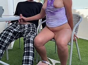 My Stepbrother Putted My Hand On His Big Dick