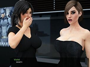 Violet Swallows Big Cum Load After Ass Licking