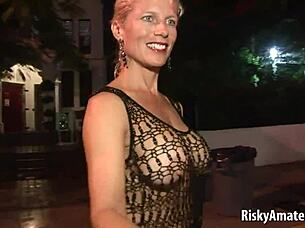 Naked amateurs partying on the street 😎