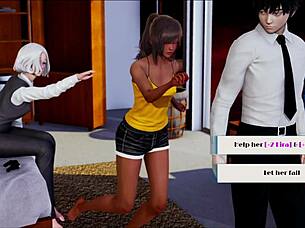 Moje skutečná touha 47 s indickými tématy v anime kresleném hentai stylu