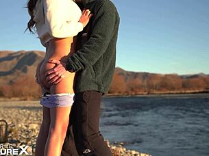 i dominated him in the woods with outdoor pegging, it was pure pleasure