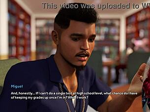 College Student Feels Intense Pleasure in White Stockings