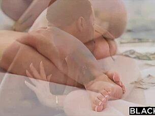 blacked dan dangler experiences intense action in her blacked debut