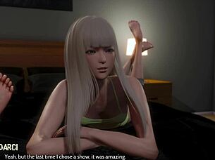 my friend learns bathing alone