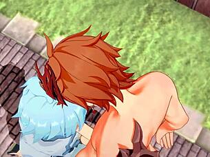 Genshin Impact yaoi story with Tartaglia and Chongyun in a romantic encounter.