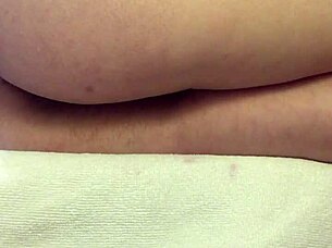 Look at my hairy pussy pulsing close up, real teen 18+ orgasm without hands