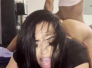 Thick Brazilian mami sings to lil d pt 2!