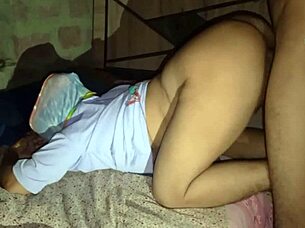 Desi Bhabhi Squirts On Devar's Big Cock During Hardcore Fucking In Hindi HD