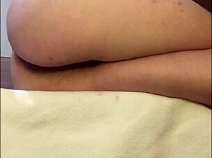 Look at my hairy pussy pulsing close up, real teen 18+ orgasm without hands