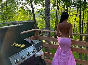 Step-Mom Screams While Fucked in Kitchen!