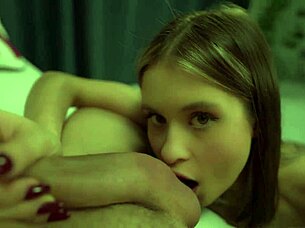 Caught peeping, now you must continue with your young busty stepmom in POV