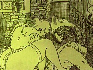 Vintage erotic drawing collection