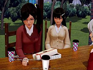 Continuing the adventure in Harem Hotel episode 357.