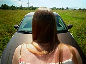 what's this cute young couple doing with dirty fingering and natural tits in their homemade video?