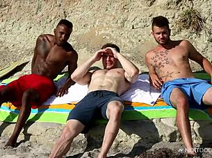 why not join my fav boys in this big dick interracial bareback group fucking