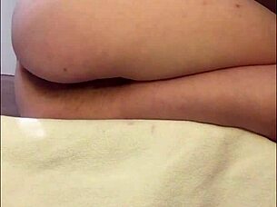 Look at my hairy pussy pulsing close up, real teen 18+ orgasm without hands