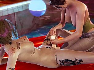 Judy Alvarez Fucks Panam Palmer In Cyberpunk 2077 Futa Sex Tapes - Intense 3D Creampie Action!