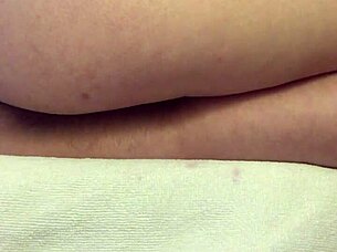 Look at my hairy pussy pulsing close up, real teen 18+ orgasm without hands