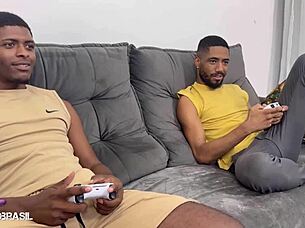 The cousin with the thick dick in action