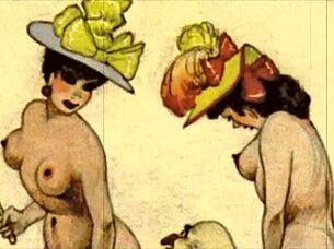 exploring vintage erotic art from old cartoons