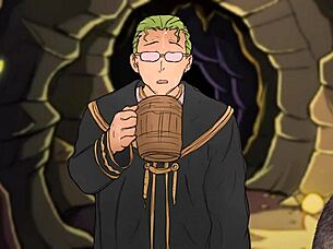 Frieren Stuck In Chest, Heiter Fucks Her Ass Hard!