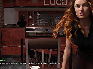 Why is Mark licking his ex-gf's pussy in the men's washroom?