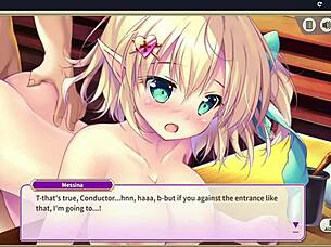 Mist train girls encounter Messina in this suggestive SS rank scene