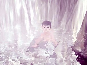 I Am Leo, Anime Girl In Hot Spring Mixed Bath. No Towel, Secret Place Adventure With Errors.