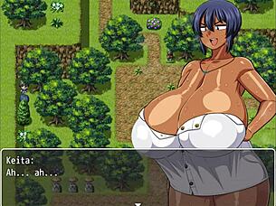 Natsuki hentai game ep 5 - strangers jerk over her curvy body! 😲