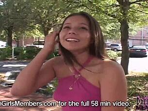 Local College Freshman Flashes Pierced Nipples