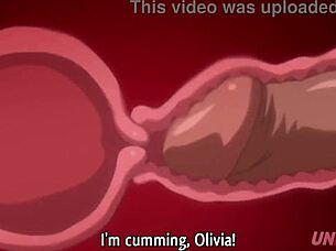 Whoa! Hentai creampie floods same pussy 100 times!