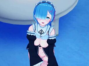 Innocent Rem Turns Into A Very Naughty Maid In Re Zero Hentai?