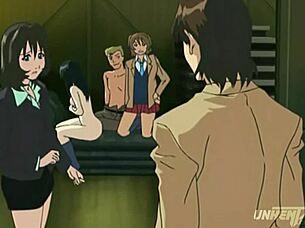 Futanari Student Caught Fucking At The College - Hentai Uncensored