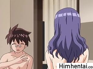 Have you seen my stepmom's huge tits in this uncensored hentai?