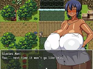 Natsuki hentai game ep 5 - strangers jerk over her curvy body! 😲