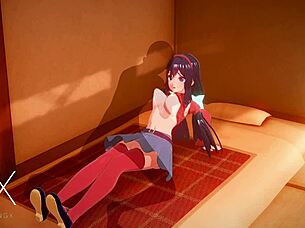 i love this anime hentai where mita has sex in various positions and gets a blowjob