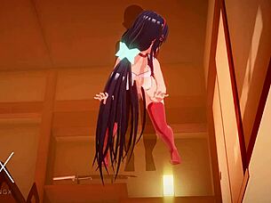 미타 여러 자세 섹스 펠라 받는 애니 헨타이 최고!