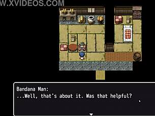 Natsuki hentai game ep 5 - strangers jerk over her curvy body! 😲