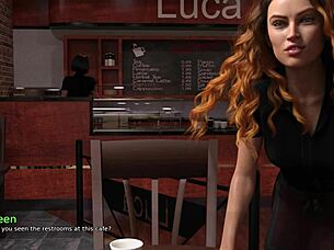 Why is Mark licking his ex-gf's pussy in the men's washroom?