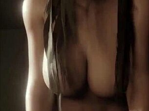 Tricky POV Cartoon Features Anime Hentai Dancing Striptease with Clothes Ripped