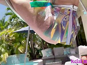 Watch Jmac give Kelsi Monroe a rough, sloppy deepthroat blowjob with her natural tits bouncing!