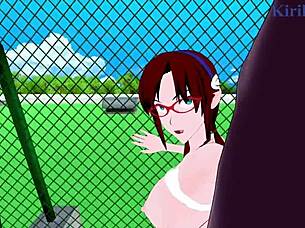 mari illustrious makinami and ritsuko akagi in intense scenes - neon genesis evangelion hentai