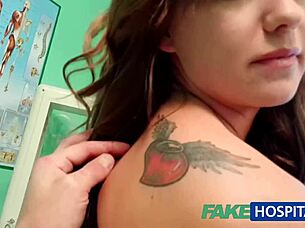 I saw this teen 18+ model cum for the tattoo doctor who enjoyed himself in her tight pussy at fake hospital. So hot, I mean!