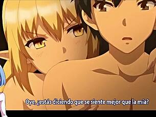 Check out this isekai harem with futanari and big tits