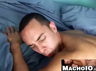 Felipe and Maximo fuck bareback in bedroom
