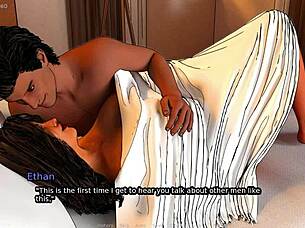 kinky hotwife tells husband about getting fucked by another man the night before