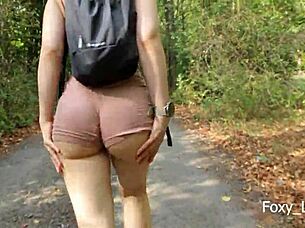 i got horny in the public park and fucked in the woods