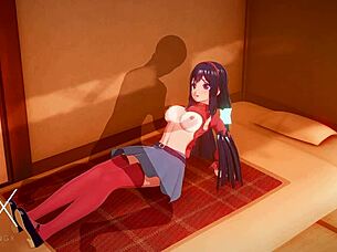 미타 여러 자세 섹스 펠라 받는 애니 헨타이 최고!