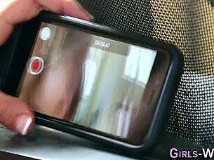 i watched black lesbian scissoring with big tits tribbing